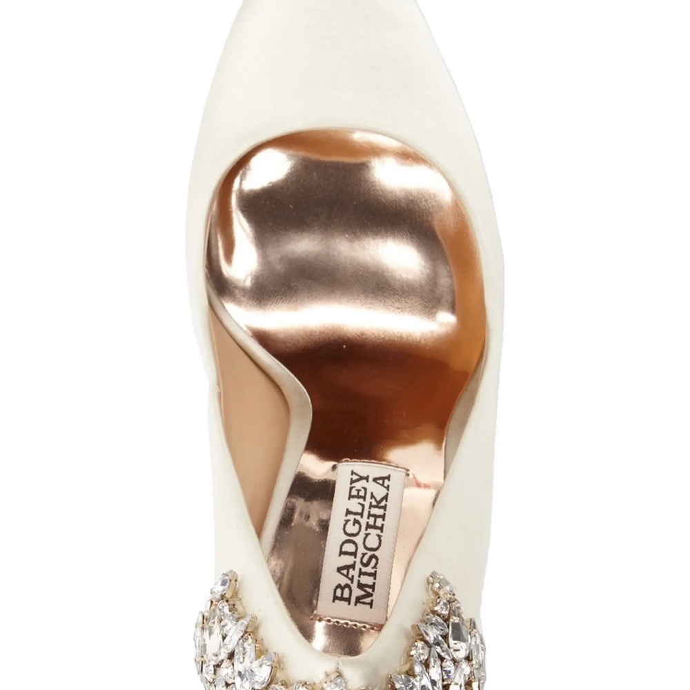 Gorgeous Crystal Embellished Pointed Toe Pump - Picture 2 of 3